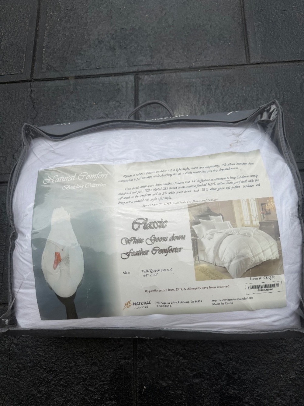 Natural comfort comforter
